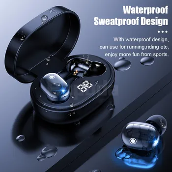

TWS A15 Wireless Bluetooth 5.0 Earphone HIFI Mini In-ear Sports Running Headset Support iOS/Android Phones HD Call