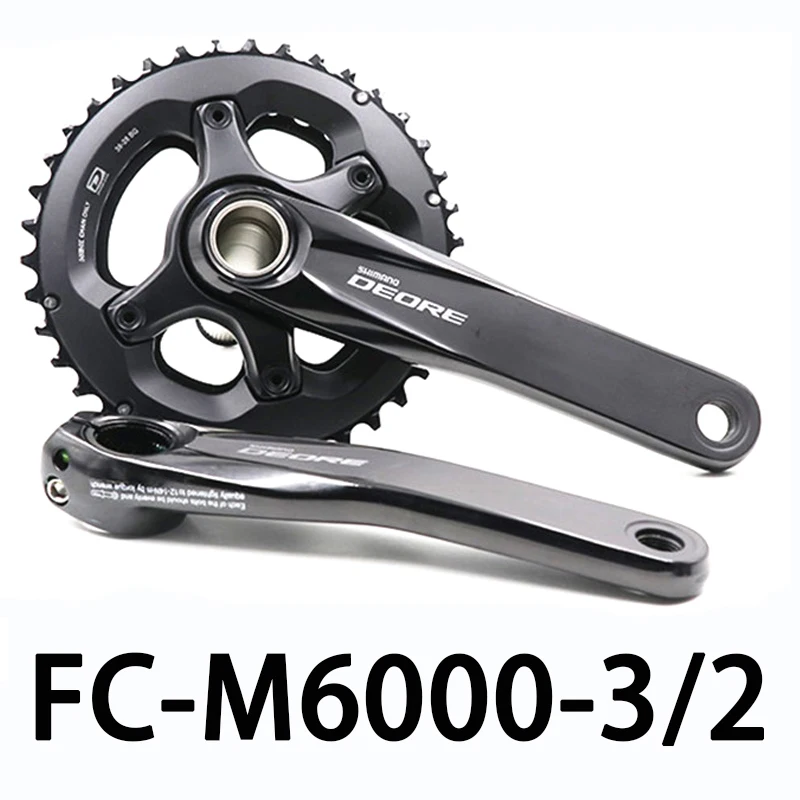 DEORE M6000 FC HOLLOWTECH II диаметра окружности болтов (M6000 2x10 3x10 Speed BB52 40 30 22T 28 38T 26 36T 170 мм 175 M610