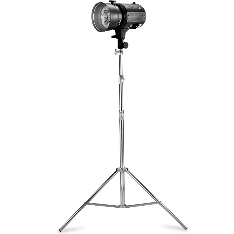 Selens Adjustable Stainless Steel Light Stand 280cm Heavy Duty Tripod Stand For