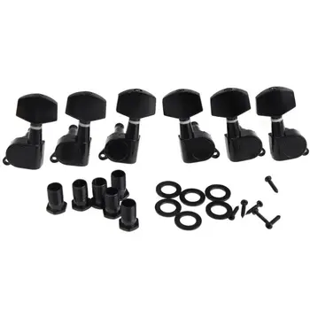 

Pack of 6 Full Sealed Tuning Pegs Tuner Machine Heads 3L+3R for Electric Guitar