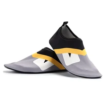 Мужская и Женская водонепроницаемая обувь с принтом; Легкие Нескользящие быстросохнущие носки без застежки; летняя пляжная обувь для подводного плавания