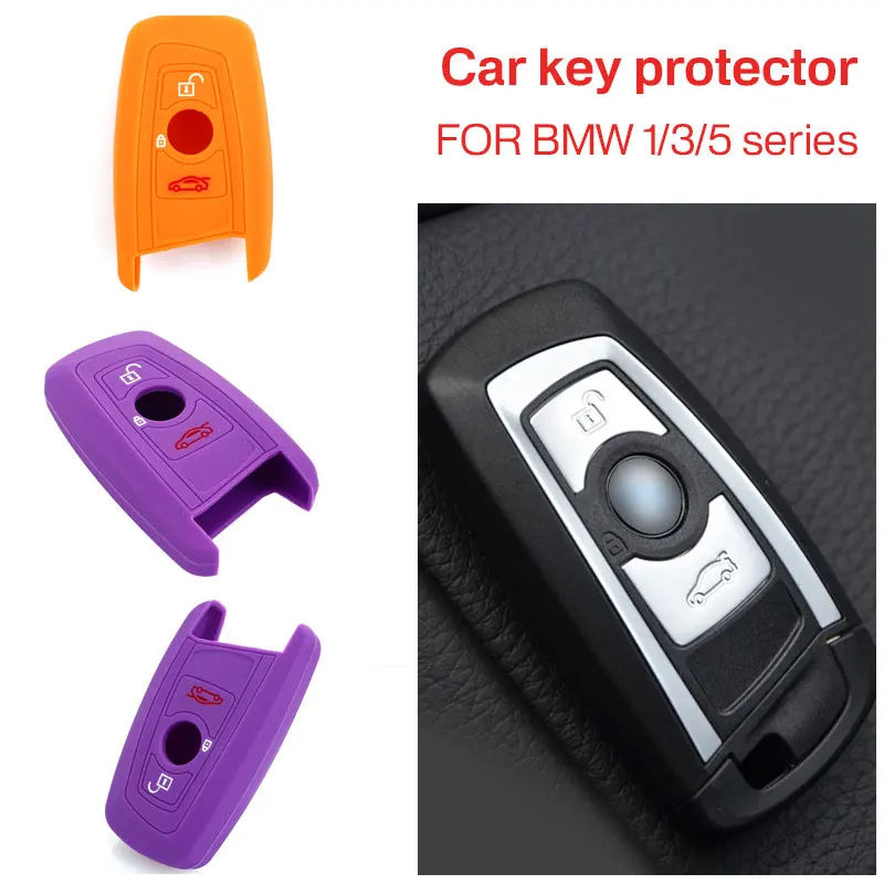 Vehemo Foldable Silicone Remote Fob Cover Car Remote Control Case Protection Silicone Key Case Vehicle Automobile Flexible