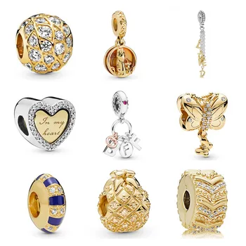 

free shipping dog paw butterfly in my heart simba clip DIY bead Fit original Pandora Charms silver 925 Bracelet for women P004