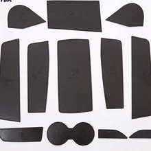 Ворота Слот коврик для межкомнатных дверей/чашки для GT- peugeot 3008 Нескользящие коврики черный/коричневый коврики