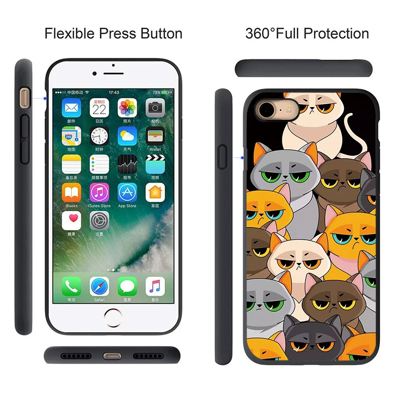 Милые чехлы с котом для oppo R11 R15 R17 Pro A1K A5 2020 Reno Z 2 10X Realme 3 X Lite 5 Q XT X2 Ace K5 2Z 2F A9 cover para |