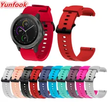 20 мм силиконовый ремешок для Garmin vivoactive 3 Forerunner 645 сменный ремешок для Vivomove HR Huami Amazfit Bip band