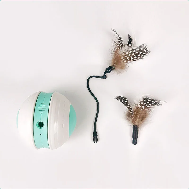 Gray cat toy ball