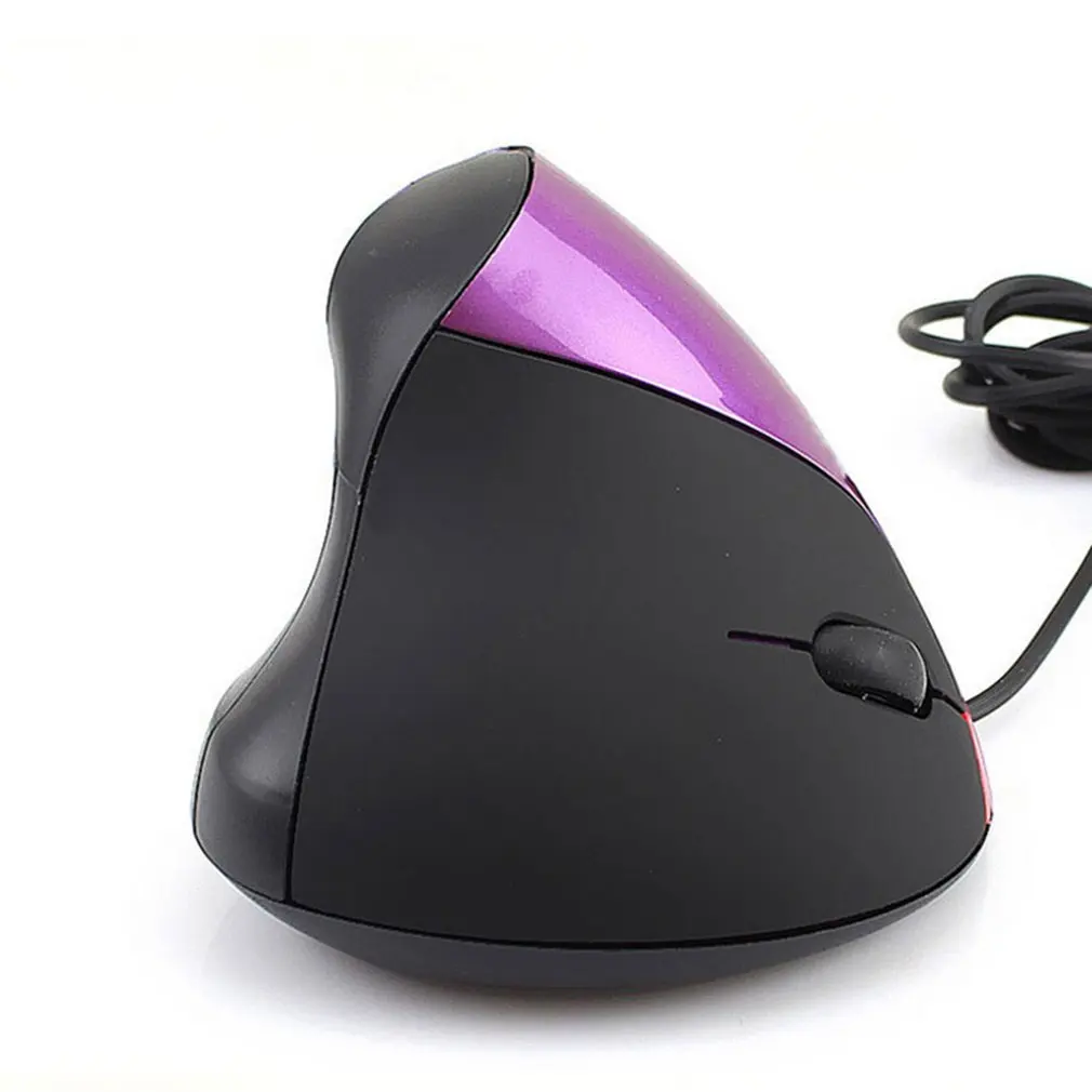 Проводная вертикальная мышь превосходный эргономичный дизайн мыши usb‑мышь оптическая для игрового компьютера ПК ноутбук подставка для запястья