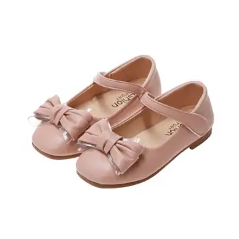 

2020 Spring Summer Children Casual Shoes Girls Beach Sandals Bowtie Princess leather shoes Girls Shoes dance Performance shoes