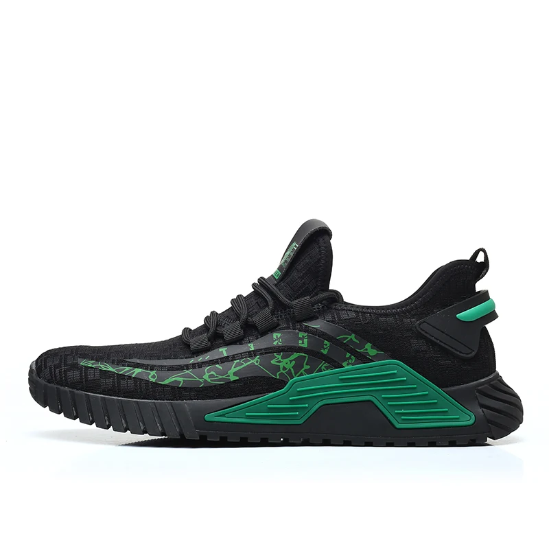 New Fashion Men's Shoes Portable Breathable Running Shoes Sneakers Comfortable Walking Jogging Light Soft Casual Athletic Shoes