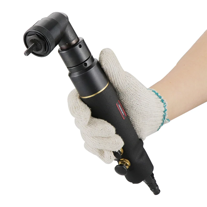 HIFESON Pneumatic 90 degrees Rivet Nut Gun Insert Threaded Pull Setter Riveters Riveting Nuts Rivnut Tool for M4 M5 M6 M8 M10