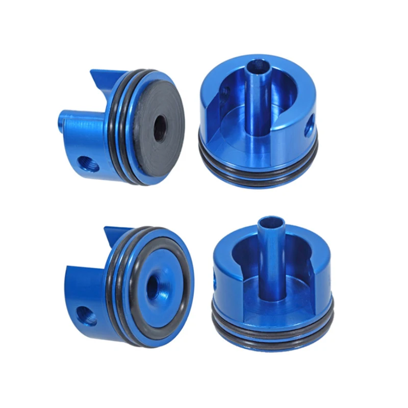SHS Aluminum Double O-ring Cylinder Head Long Type w//Pad for V3 Gearbox
