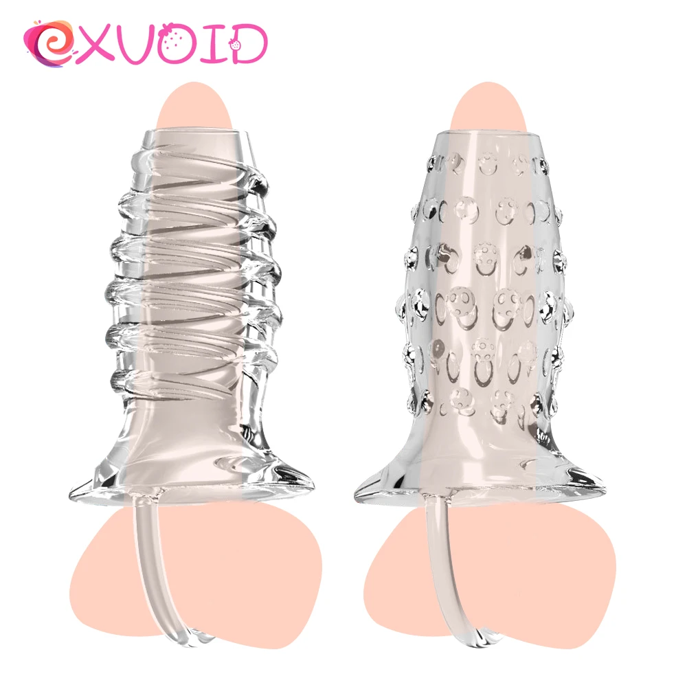EXVOID многоразовый презерватив кольцо на пенис эрекция рукав для пениса