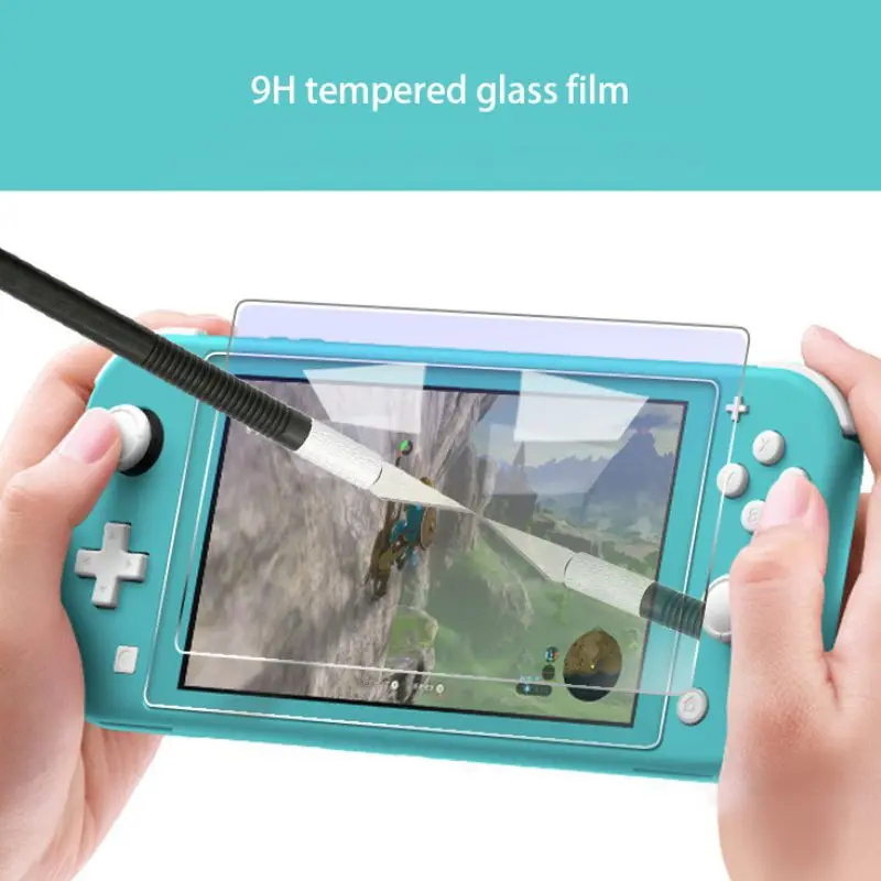 Защитный чехол из ТПУ для игровой консоли nintendo Switch Lite и аксессуары из закаленного стекла