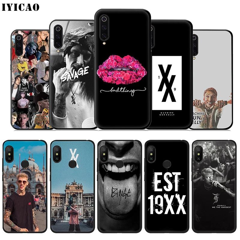 IYICAO Machine Gun Kelly MGK Soft Case for Xiaomi Mi A3 A2 A1 10 9T CC9E CC9 9 8 6 Se Lite F1 5X 6X MiA1 MiA2 MiA3 |