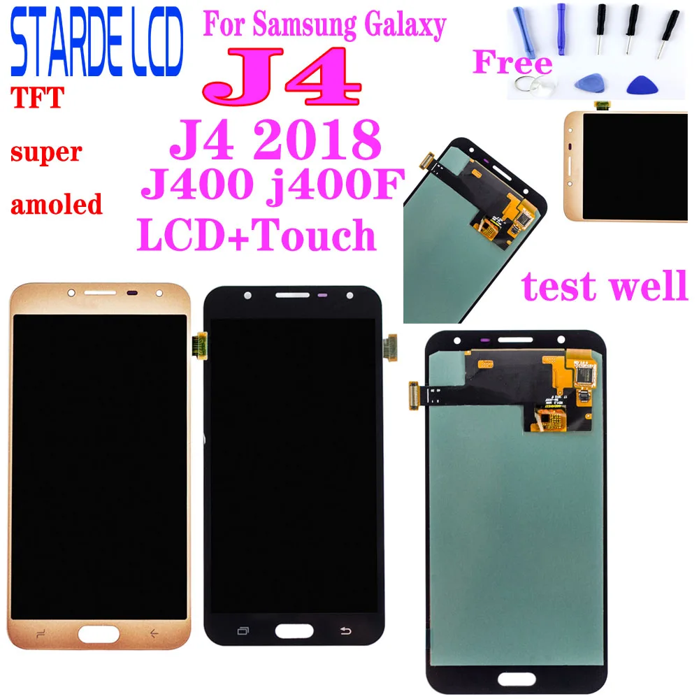 Super Amoled для samsung Galaxy J4 J400 j400F SM-J400M/DS ЖК-дисплей J400F/DS дисплей сенсорный экран Замена