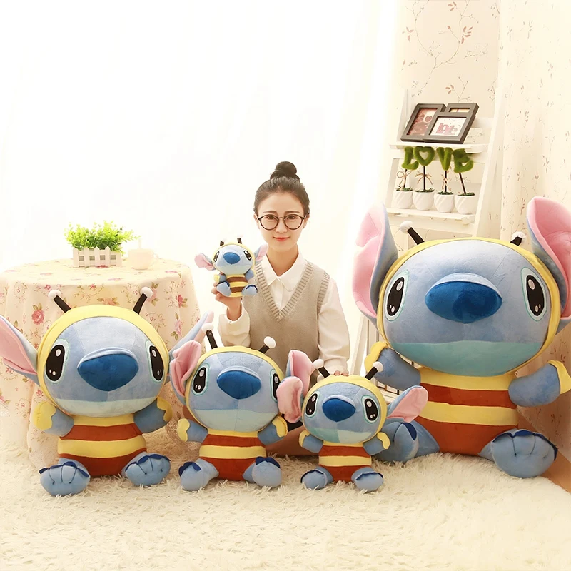 

New style cute stuffed animal stuffed animal Steve transforms into a small bee doll pillow hanging pendant decoration rag doll s