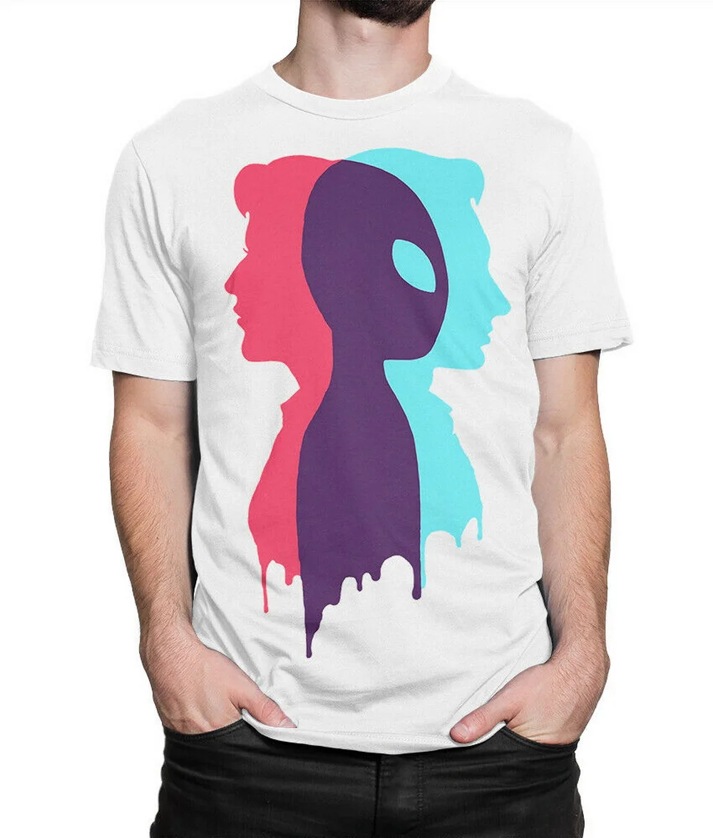 Футболка с принтом X-file Фокс Малдер и дана Скалли футболка в стиле хип-хоп 90 |