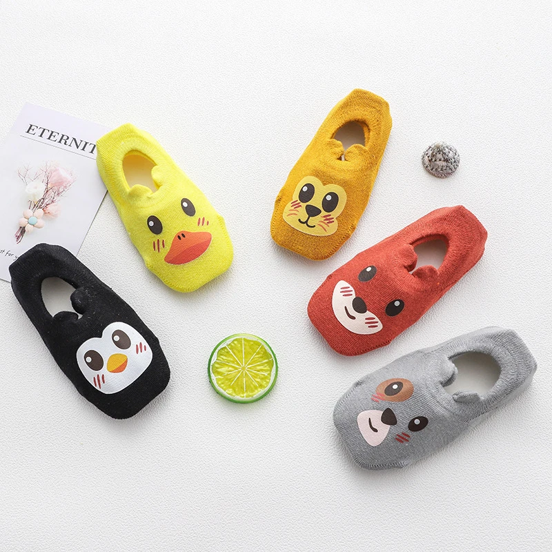 

5 Pair Boy Anti-slip Boat Socks New Born Baby Cotton Socks Rubber Anti Slip Floor Sock Newborn Girl Hildren's For Boys Kid