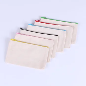 

1Pc Solid Color Canvas Storage Bag Multi-purpose Storage Bag Christmas Gift Candy Jewelry Organizer Cosmetic Coins Keys Bags