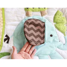 Детский комплект постельного белья с изображением животных, слона, детская кроватка для мальчика, Комплект постельного белья s, комплект детской кровати, одеяло, матрас, юбка для детской кроватки защита для кроватки, бамперы