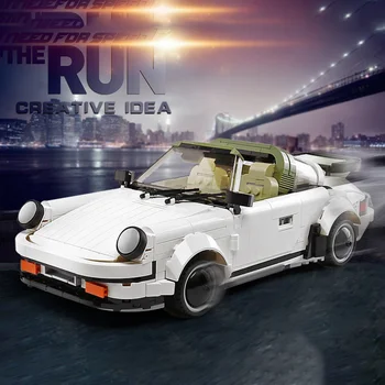 

Building Blocks sports car toy Assembling small particles Building Blocks911 Cabriolet adult difficult assembled toy model