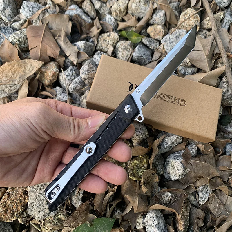 

High quality folding knife outdoor camping mountaineering fishing self-defense tool bearing pocket knife