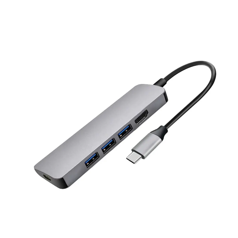 С 3 USB 3,0 usb-хаб USB 3,0 Многофункциональный кард-ридер тип-c до USB3.0+ USB2.0+ TF type C PD адаптер зарядный USB-C концентратор