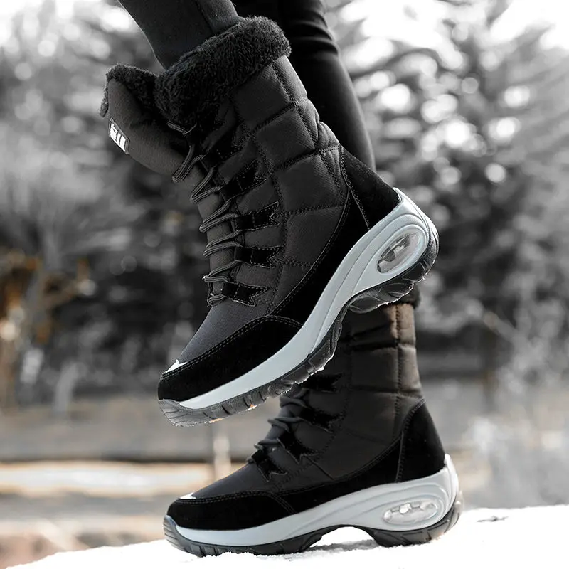 Winter Boots Shoes Woman Sneakers Snow Boots For Women thigh high boots Waterproof Ladies Snow Boots Warm Plush Shoes Footwear