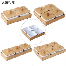 Прямые продажи античная керамическая гайка в виде пластины отсек с крышкой конфеты дыни коробка для фруктов гостиная снэк-снек, печенье конфеты блюдо