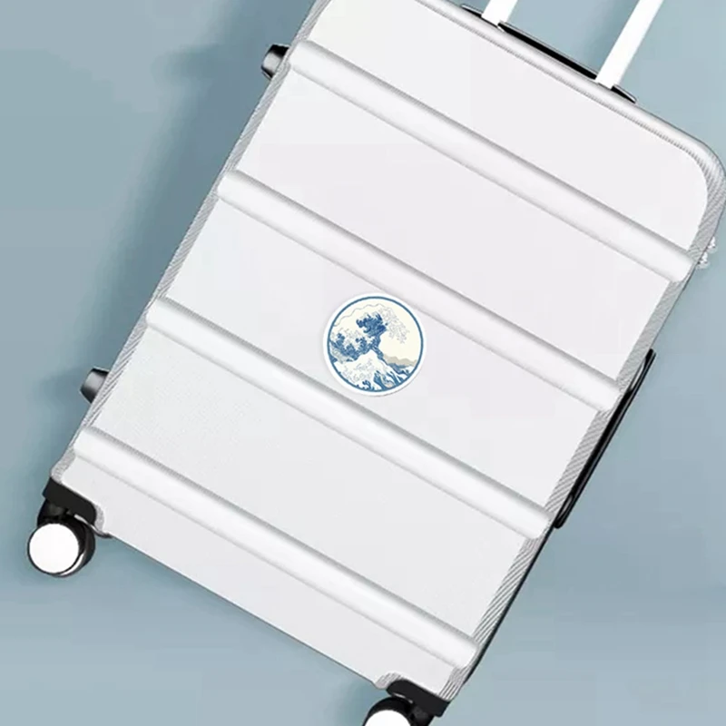 50 шт. синие Мультяшные животные граффити наклейки для компьютера водонепроницаемые багажные наклейки на холодильник для ноутбука наклейки