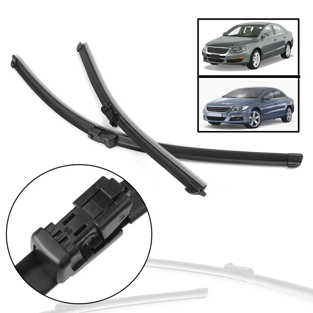 

LUCKMART Auto Car Front Windshield Wiper High Quality Vehicle Wiper Blade Suitable For 2005-2010 Volkswagen Passat B6, 24" + 19"