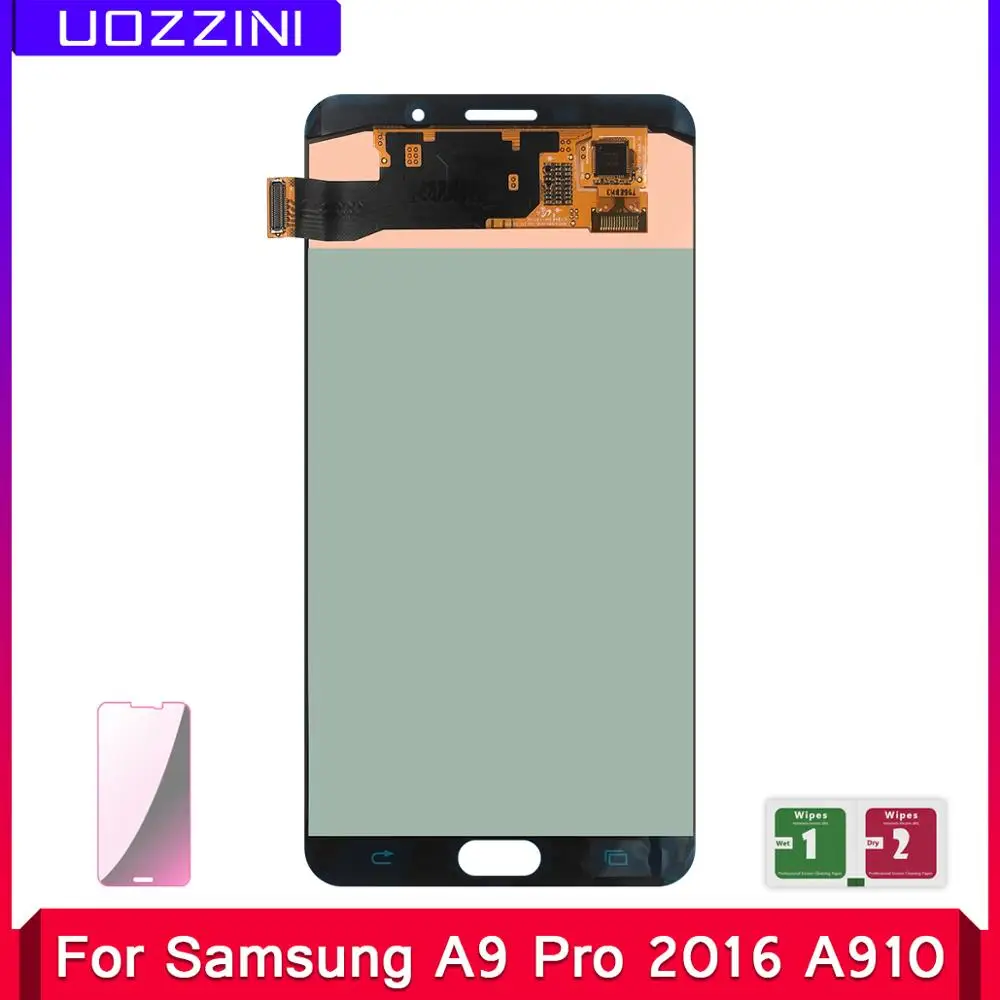 5 шт./лот ЖК-дисплей для SAMSUNG GALAXY A9 Pro A910 A9100 сенсорный экран протестированный дигитайзер сборка Замена