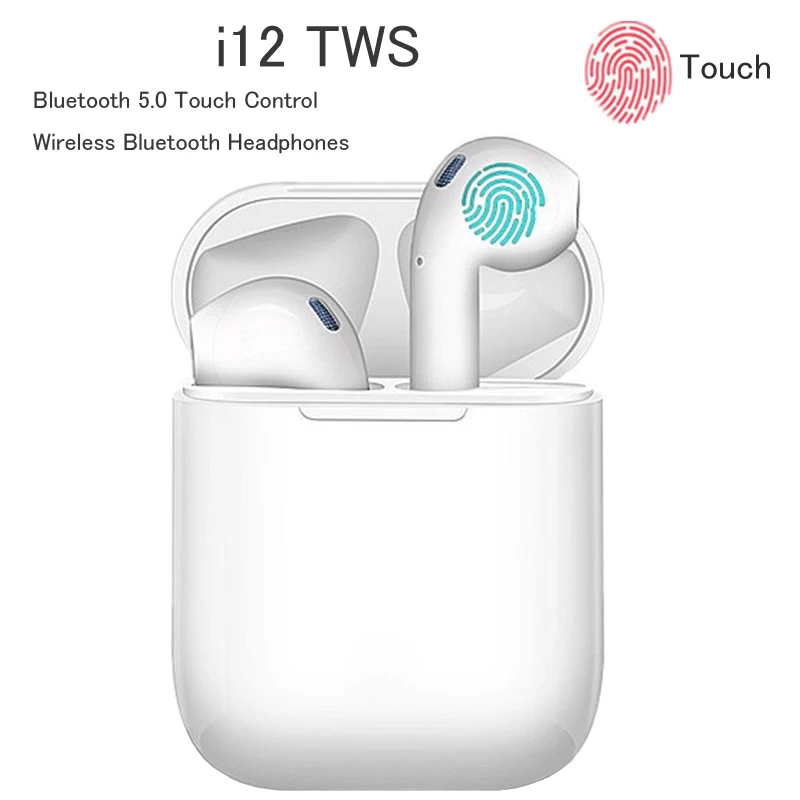 I12 TWS Беспроводная гарнитура Bluetooth наушники спортивные 5,0 стерео беспроводные вкладыши для Apple IPhone Huawei Samsung I12tws наушники|Наушники и гарнитуры|   | АлиЭкспресс
