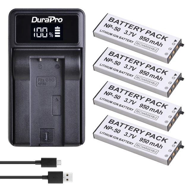 950mAh NP-50 CNP50 NP 50 Camera Li-ion Battery akku+ New LED USB Charger for Casio Exilim EX-V7 EX-V7R EX-V8 EX-V8SR cameras | Электроника