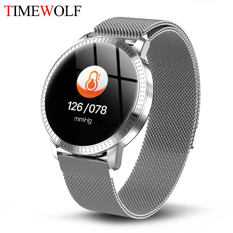 

Timewolf IP68 Waterproof Smart Watch Women Smartwatch Heart Rate Monitor Bluetooth Pedometer Smart Watch For IOS Android IPhone