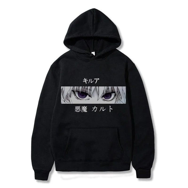 Pullover Hoodie Gon Hisoka Japanese Anime Leorio Killua Hunter-X-Hunter Kurapika Streetswear