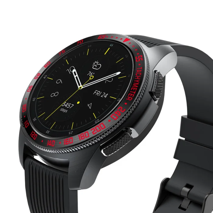 Ободок кольцо клеющаяся крышка против царапин Металл для samsung Galaxy Watch 42 мм LHB99