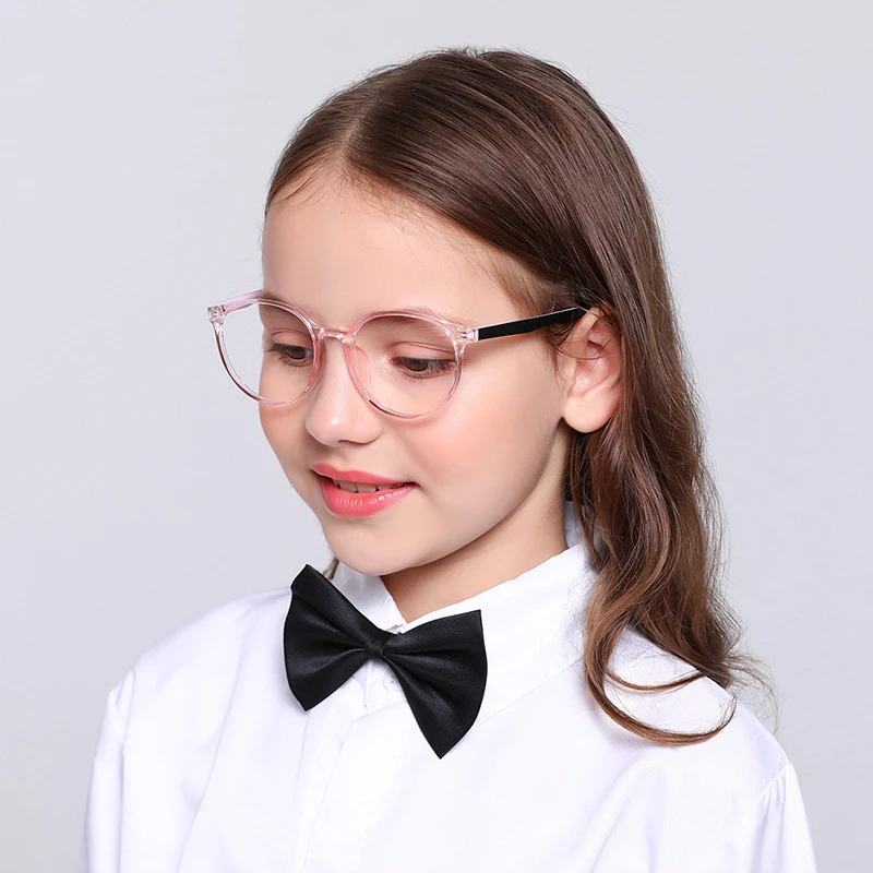 Голубые световые блокирующие очки компьютерные очки с прозрачными линзами UV400 Анти-глазное напряжение для подростков детей мальчиков девочек