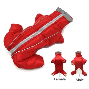

Winter Clothes For Small Dogs Warm Fleece Puppy Pet Coat Jacket Waterproof Reflective Dog Jumpsuits Chihuahua Clothing Overalls