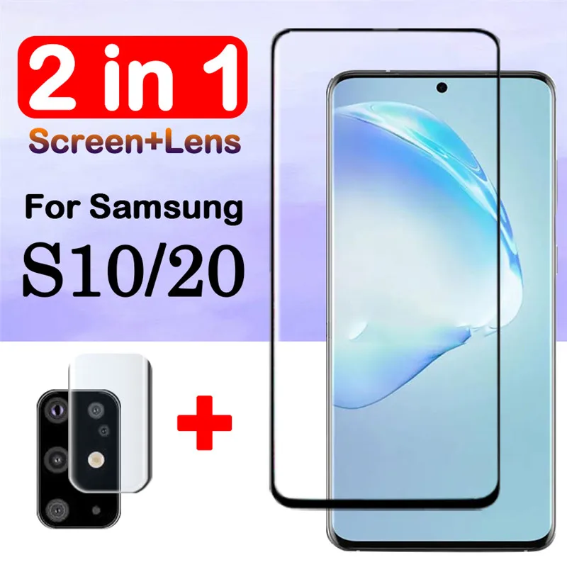 Закаленное стекло для Samsung galaxy s20 20plus s10plus S ultra 20|Защитные стёкла и плёнки| |