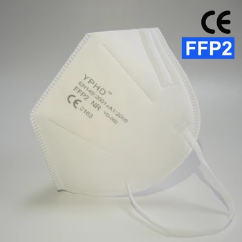 

5 Layers KN95 Face Mask Valve Anti Dust Breathable FFP2 KN95 Masks Respirator Protective Safety FFP2 mask filter kn95mask