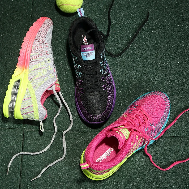 Женские кроссовки с подушкой bjakin для бега; спортивные женские кроссовки; коллекция года; Женская дышащая прогулочная обувь; легкая обувь; zapatillas mujer
