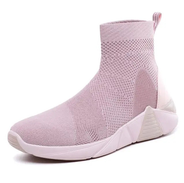 pink Мужские носки; женская обувь с высоким берцем; спортивные ботинки; светильник; мягкая женская обувь для занятий гимнастикой; обувь для тенниса; спортивные кроссовки; tenis feminino - Цвет: pink