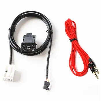 

DIY Extend Car AUX-in AUX Jack Adapter Cable For BMW Z4 E85 X3 E83 E39 E60 E61 E63 E64 Female 3.5MM Jack
