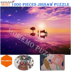 MOMEMO красивый пейзаж деревянные пазлы 1000 кусочки головоломки Jigsaw игрушки для взрослых детей развивающие декорации головоломки хорошие