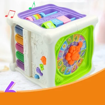 

Colorful Baby Development Music Enlightenment Educational Toy Learning Box Model Learning Cube Set Hobbies Educational Brick Toy