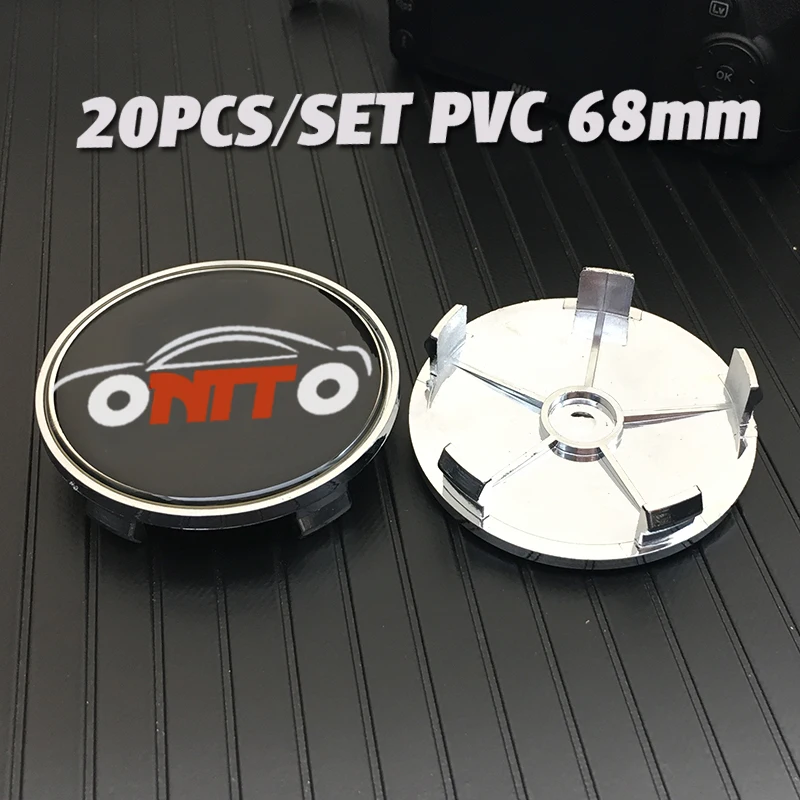 

20pcs/set 68mm 5pins Car Rims wheel center cap PVC Auto Centre Wheel hub caps For BMW Carbon Black Blue Red White Car-styling