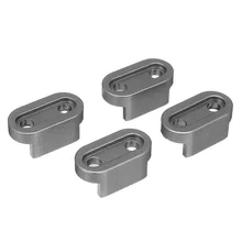 Обновленные запасные части амортизатор 4 шт. фиксированное сиденье для Wpl B14 B24 B16 1/16 Rc автомобиль Серый Металл Аксессуары охладитель