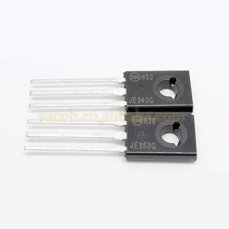 

10Pairs MJE340G MJE340 JE340G + MJE350G MJE350 JE350G TO-126 0.5A 300V COMPLEMETARY SILICON POWER TRANSISTOR